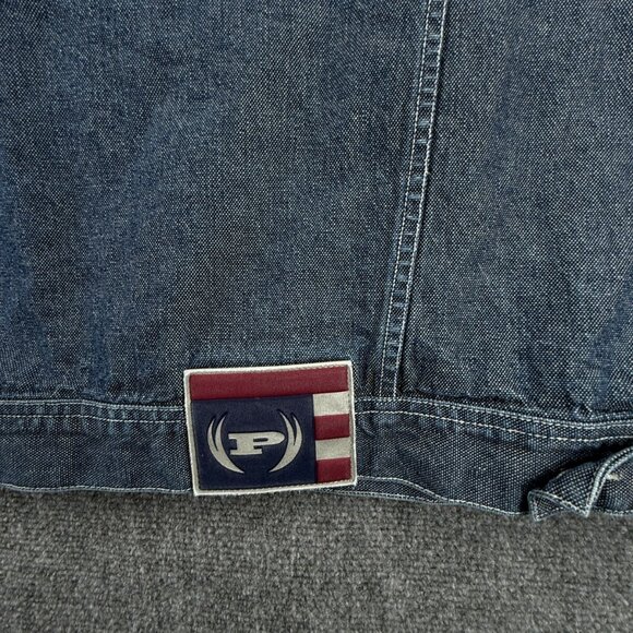 VTG Phat Farm Denim Jacket Men XL Buttons Y2K Streetwear Hip Hop 90's 00's - Picture 14 of 16